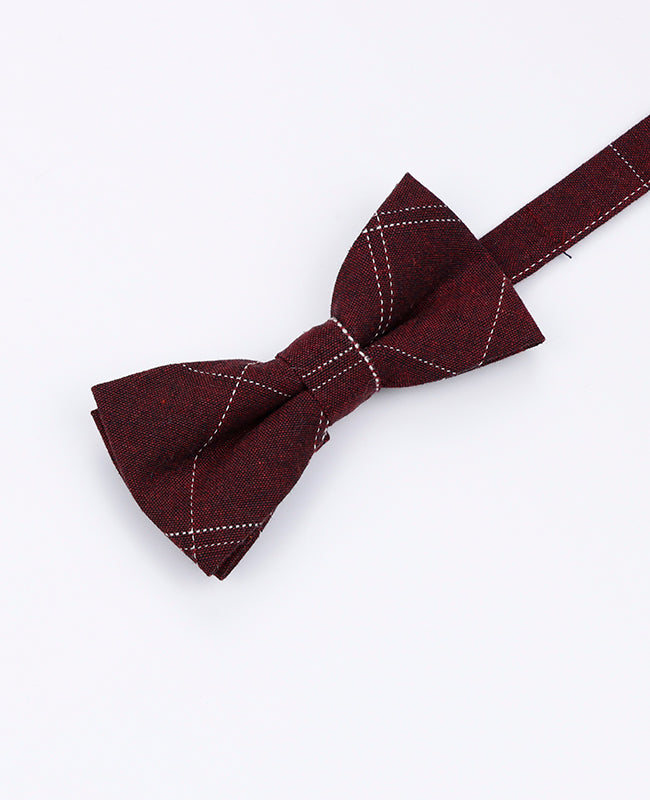 Butterfly Tartan Rød Børn i Bomuld | Marcel - Unipap's