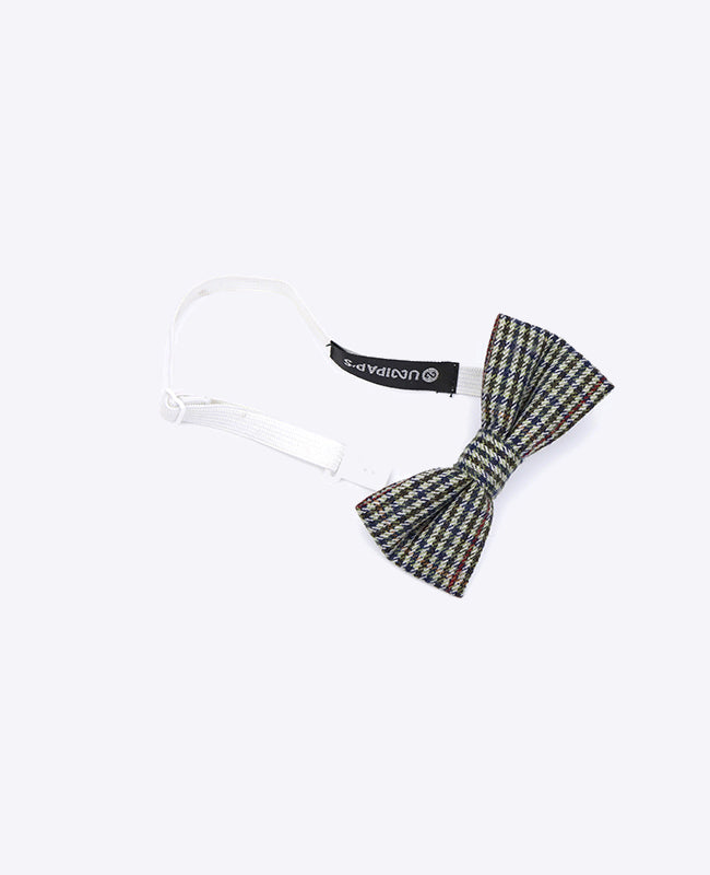 Butterfly Tartan Grå nr.9 Børn i Uld | Nobert - Unipap's