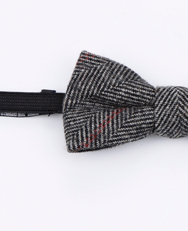 Noeud Papillon Tartan Gris n°4 Enfant en Laine | Norbert - Unipap's
