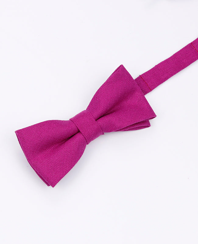 Noeud Papillon Violet n°1 Enfant en Lin | Basile - Unipap's