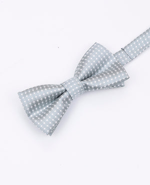 Noeud Papillon Gris à Pois Enfant en Polyester | Louis - Unipap's