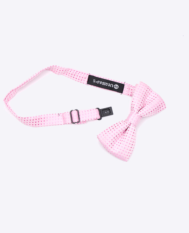 Noeud Papillon Rose n°3 à Pois Enfant en Polyester | Louis - Unipap's