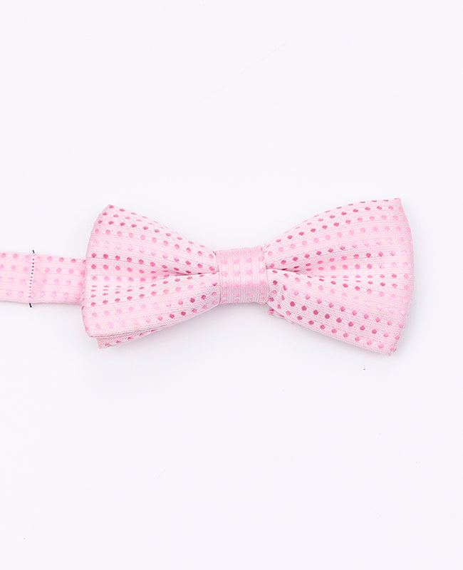 Noeud Papillon Rose n°3 à Pois Enfant en Polyester | Louis - Unipap's