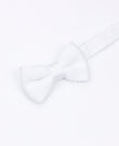 Noeud Papillon Blanc Enfant en Tricot «Léon»