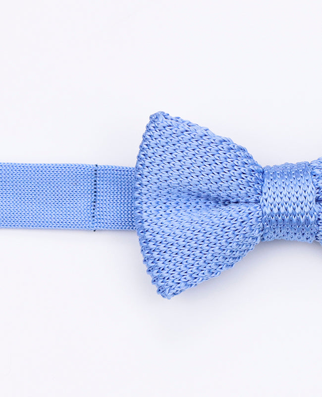 Noeud Papillon Bleu n°3 Enfant en Tricot «Léon»