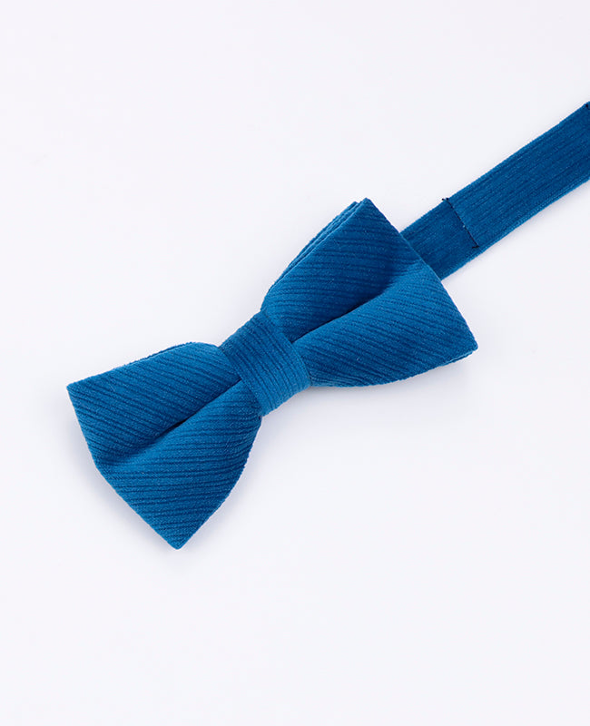 Noeud Papillon Bleu n°2 Enfant en Velours «Marius»