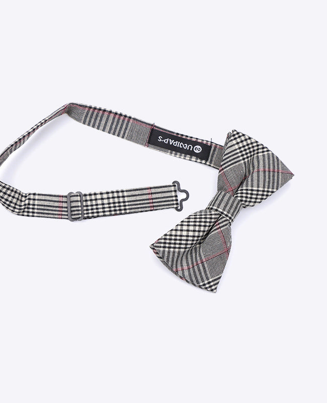 Sløjfe Tartan Grå nr. 3 Herre i Bomuld «Marcel»