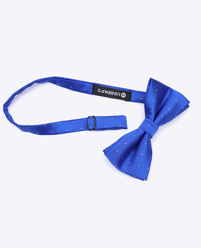 Butterfly Blå nr. 2 Med Prikker Herre i Polyester | Georges - Unipap's
