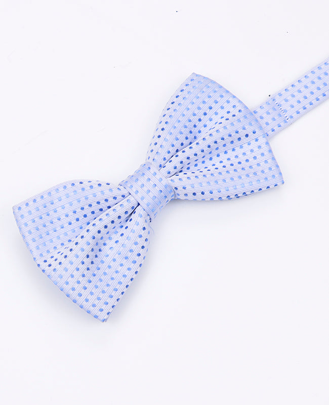 Noeud Papillon Bleu n°6 à Pois Homme en Polyester | Louis - Unipap's
