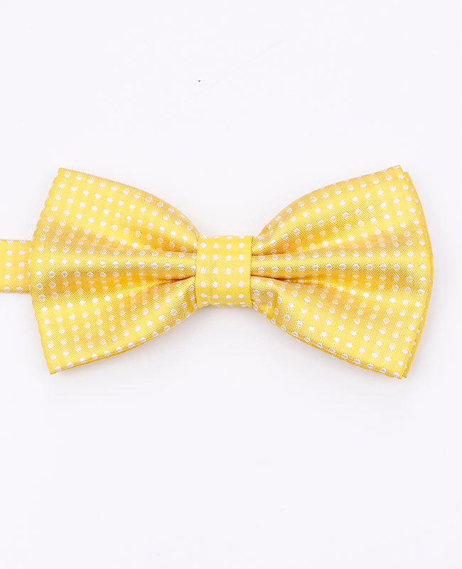 Butterfly Gul nr.1 Med Prikker Herre i Polyester | Louis - Unipap's