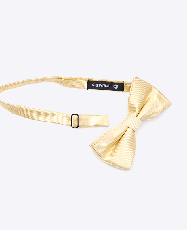 Butterfly Gul nr. 2 Med Prikker Herre i Polyester | Georges - Unipap's