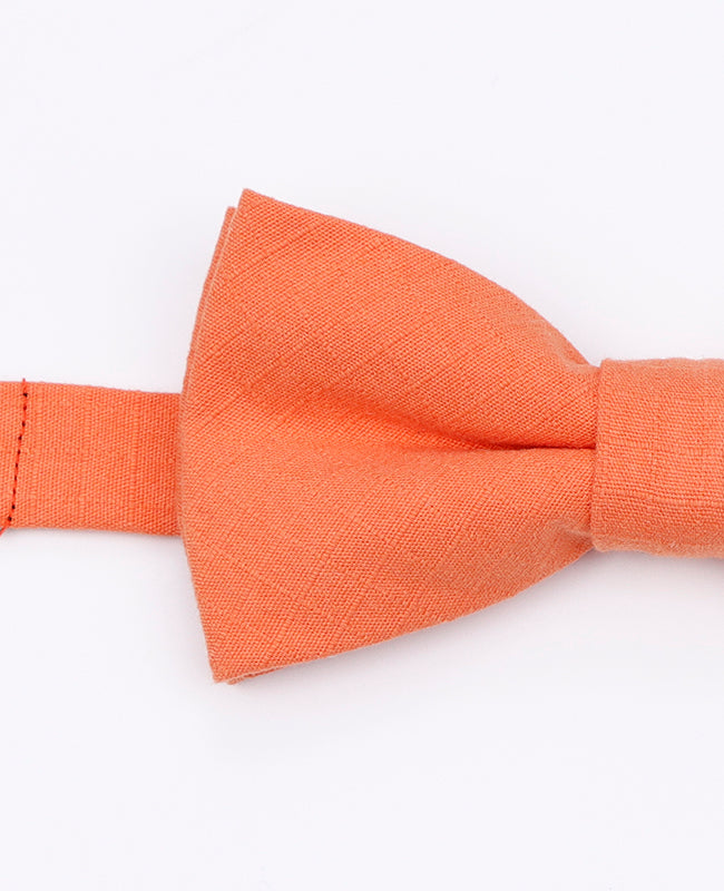 Noeud Papillon Orange n°3 Homme en Coton | Oscar - Unipap's