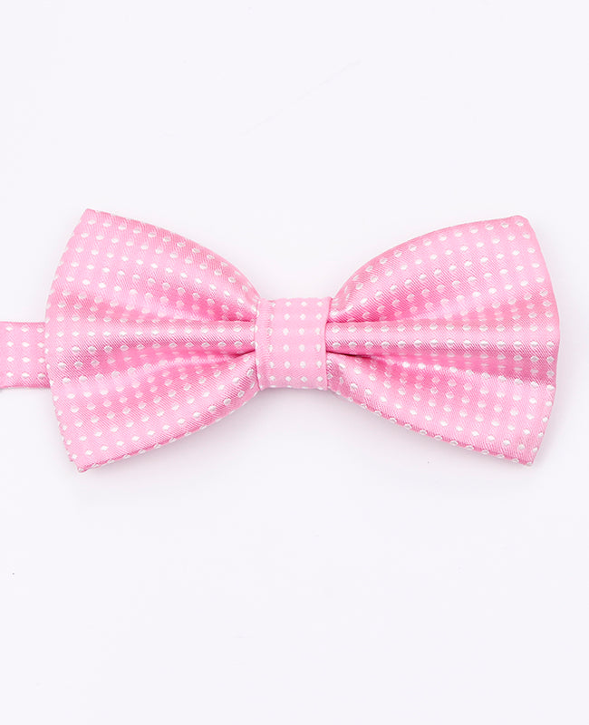 Noeud Papillon Rose n°1 à Pois Homme en Polyester | Louis - Unipap's
