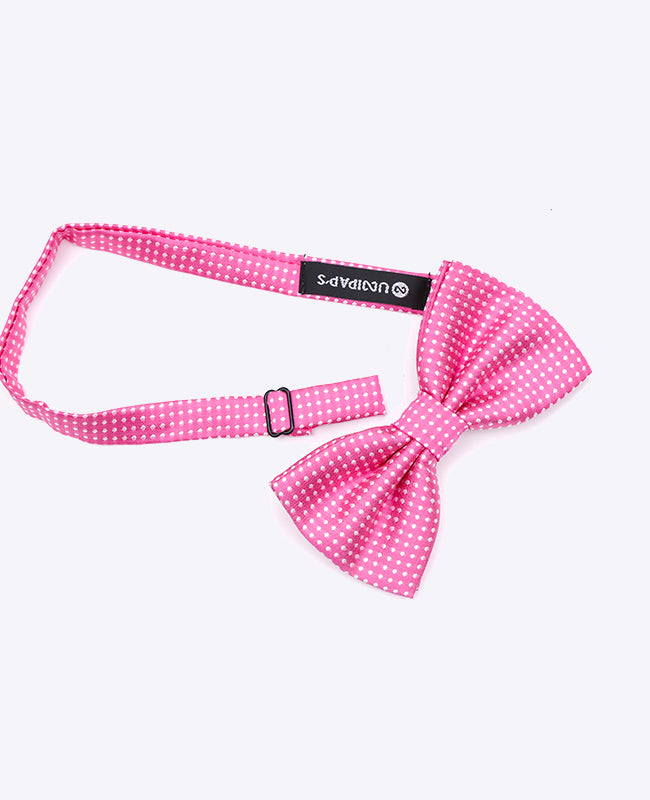 Butterfly Lyserød nr. 2 Med Prikker Herre i Polyester | Louis - Unipap's