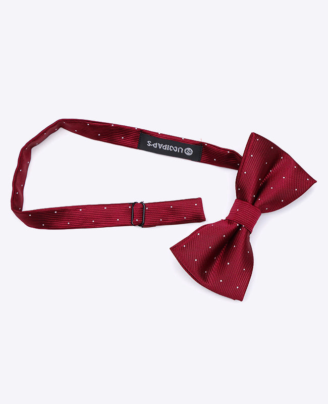 Butterfly Rød nr. 1 Med Prikker Herre i Polyester | Georges - Unipap's