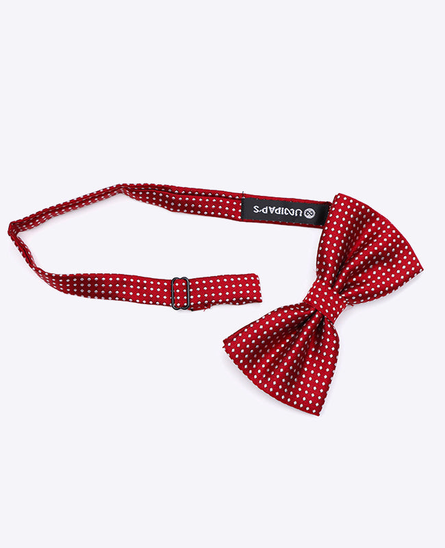 Butterfly Rød nr.2 Med Prikker Herre i Polyester | Louis - Unipap's