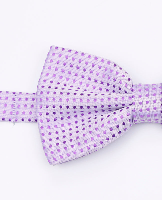 Butterfly Lilla nr. 2 Med Prikker Herre i Polyester | Louis - Unipap's
