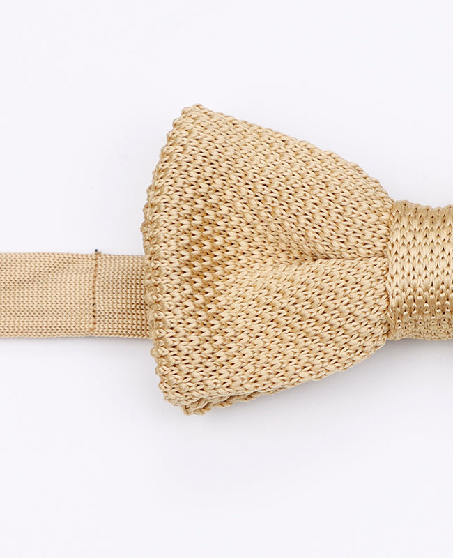 Noeud Papillon Doré Homme en Tricot «Léon»