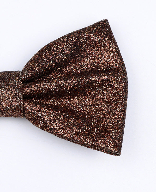 Butterfly med Pailletter Brun Herre i Polyester «Olive»