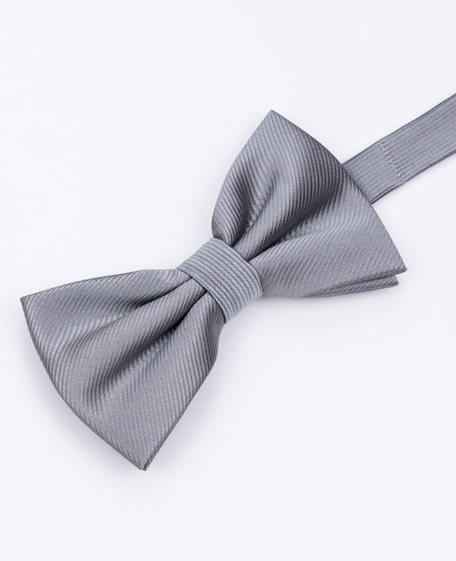 Noeud Papillon XL Gris n°1 Homme en Polyester | Lucien - Unipap's