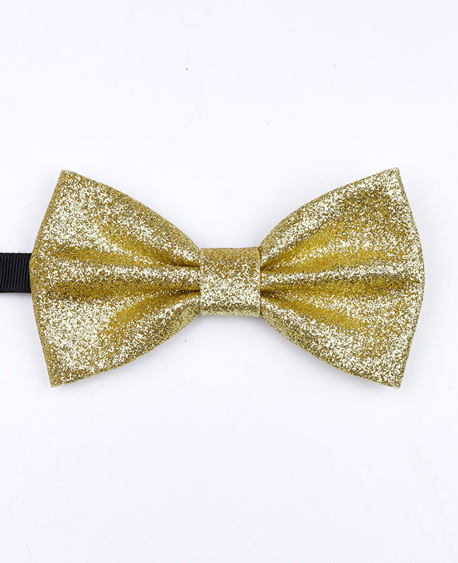 Noeud Papillon à Paillette Doré n°3 Homme en Polyester «Olive»