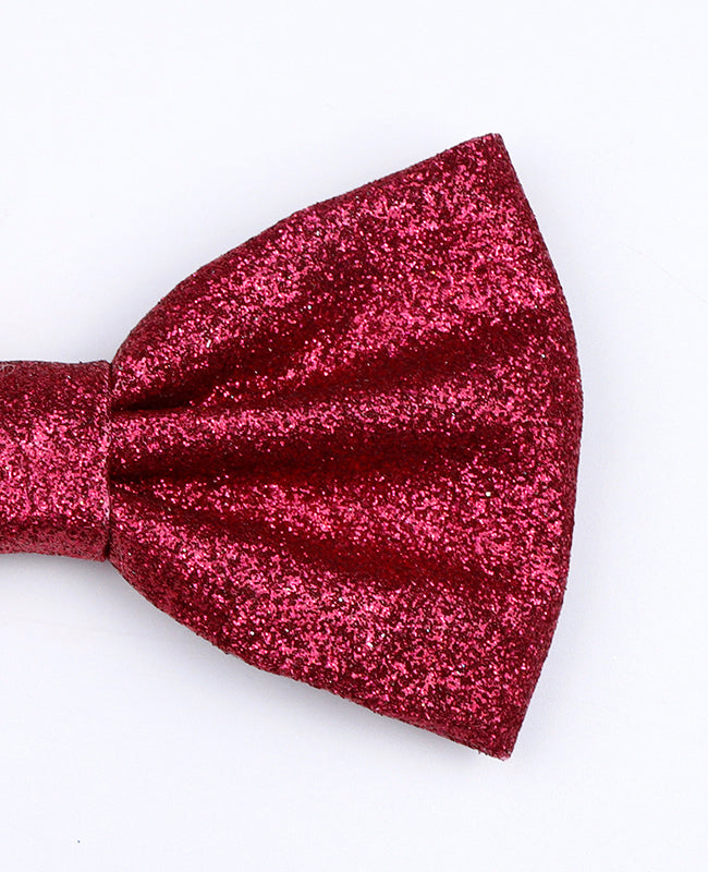 Noeud Papillon à Paillette Rouge n°1 Homme en Polyester «Olive»