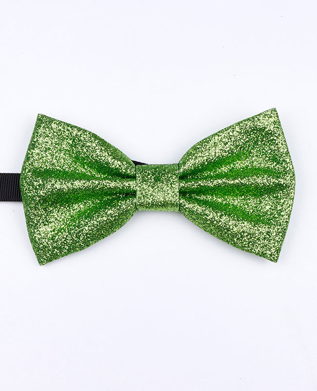 Noeud Papillon à Paillette Vert n°2 Homme en Polyester «Olive»
