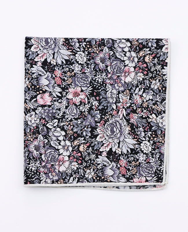 Brystlommetørklæde Liberty Sort nr. 2 i Bomuld | Gaspard - Unipap's