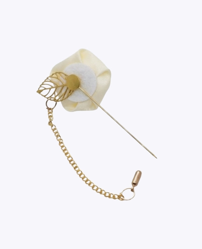 Knaphulsblomst Blomst Beige Herre »Alfred«