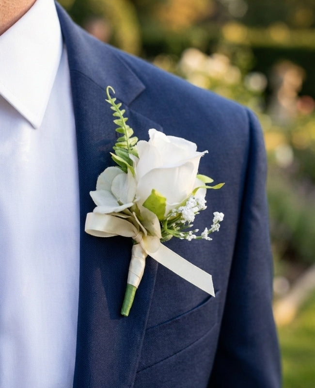 Knaphulsblomst Beige Herre »Gabriel«