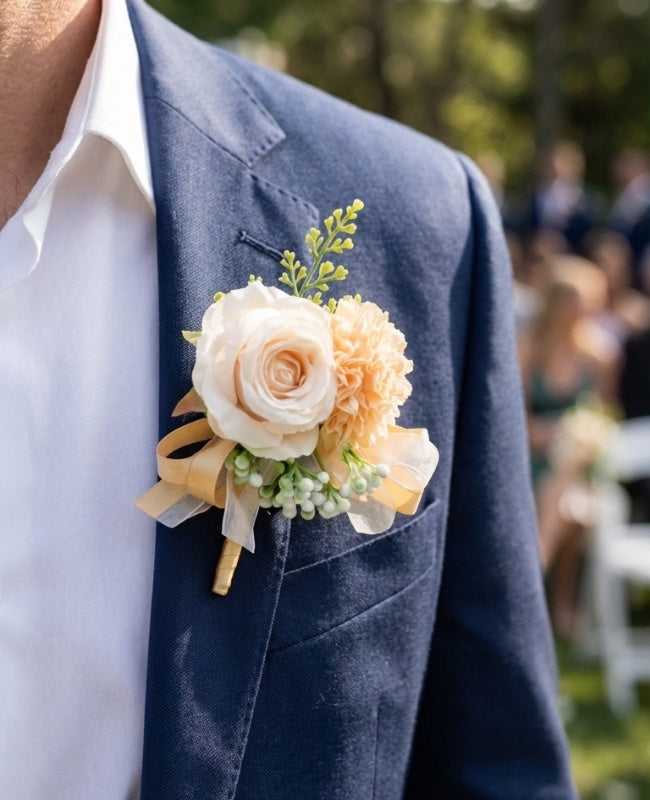 Knaphulsblomst Orange Herre »Valentin«
