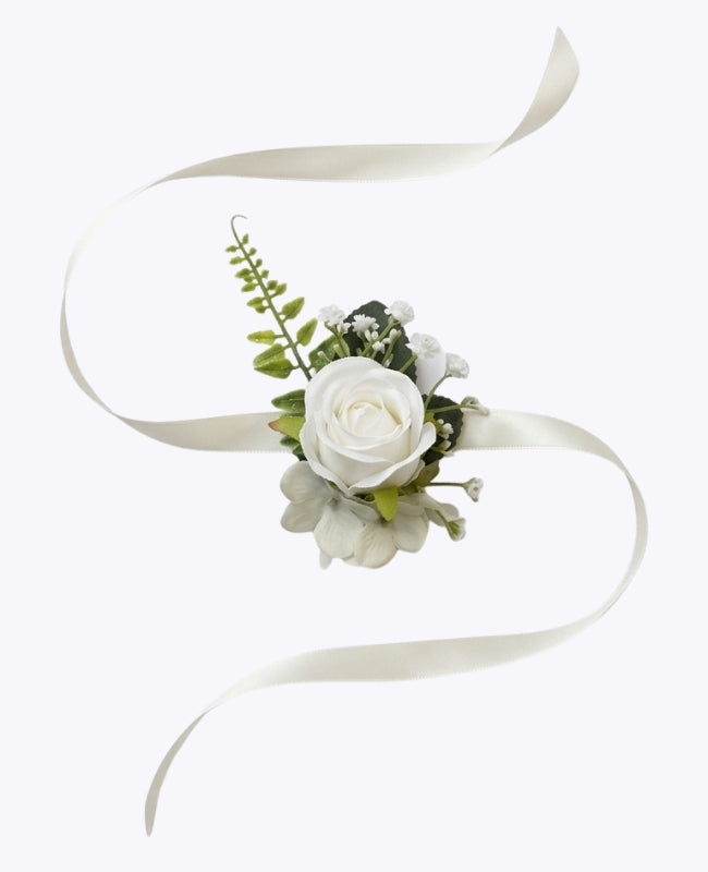Armbånd Blomst Hvid Dame »Gabriel«