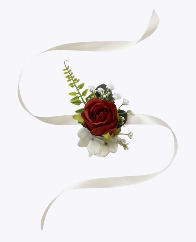 Armbånd Blomst Rød Dame "Gabriel"