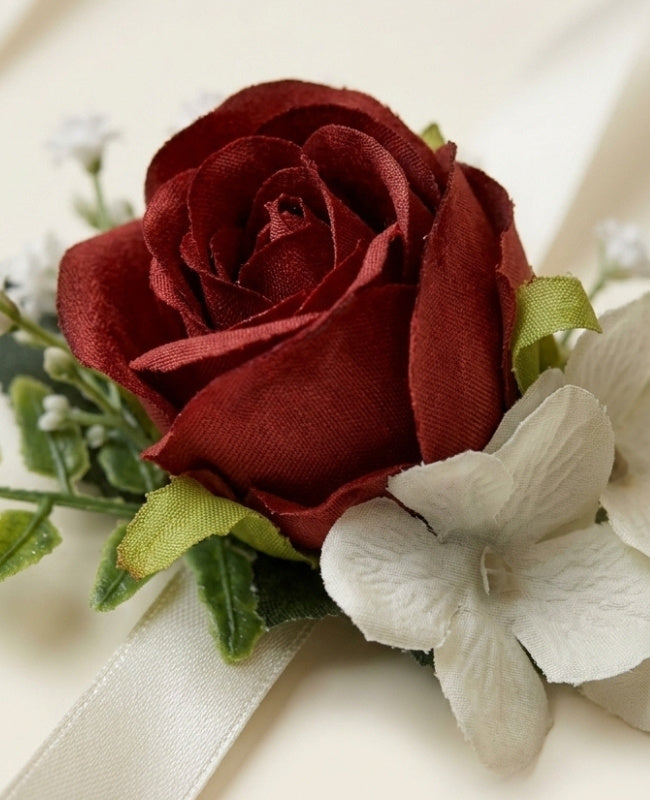 Armbånd Blomst Rød Dame »Gabriel«