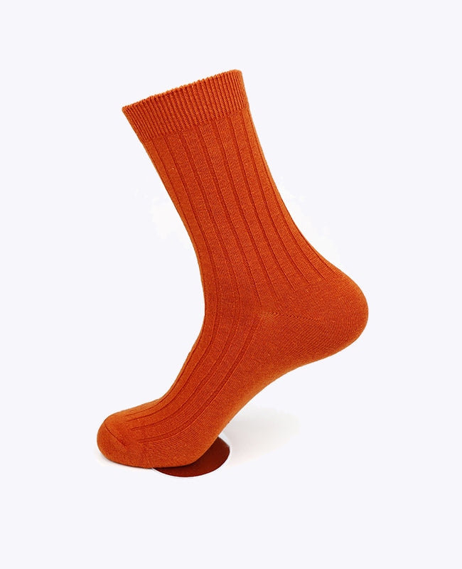 Sokker Herre Terracotta nr. 1 i Bomuld »Maurice«