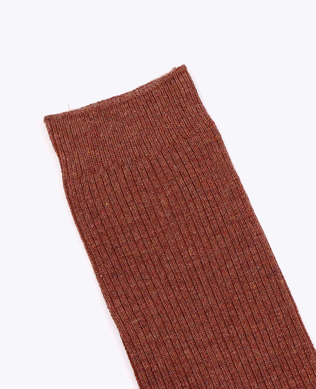 Sokker Herre Terracotta nr. 4 i Bomuld »Maurice«