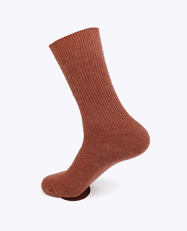 Sokker Herre Terracotta nr. 4 i Bomuld »Maurice«