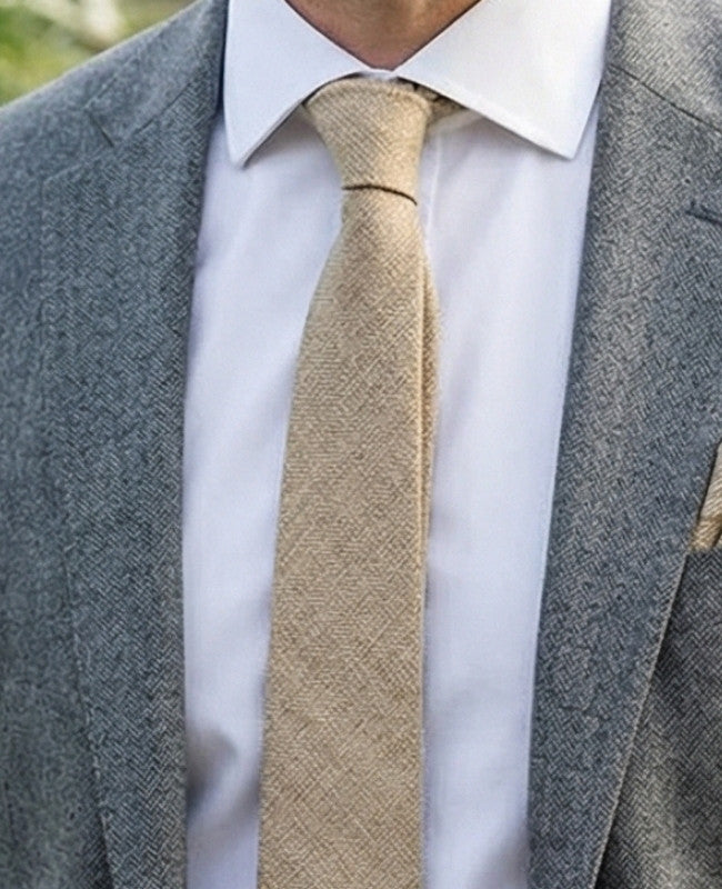 Slips Beige nr. 1 Herre i Hør »Basile«