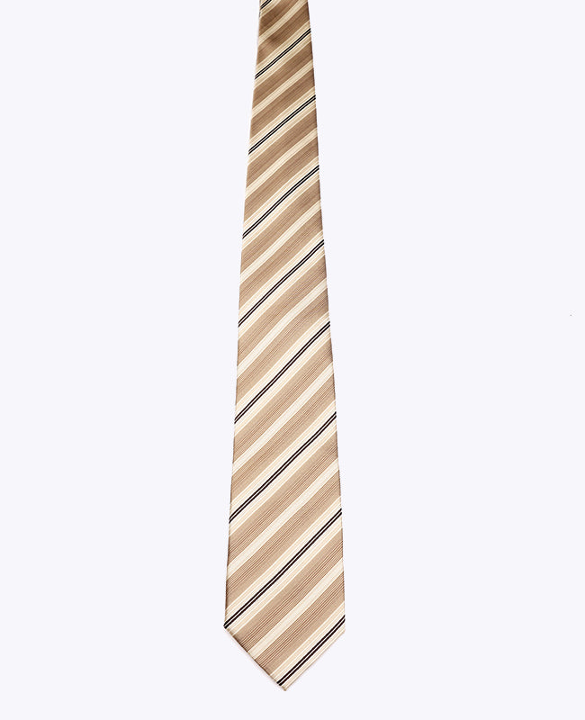 Slips Beige nr. 2 Stribet Herre i Polyester »Edmond«