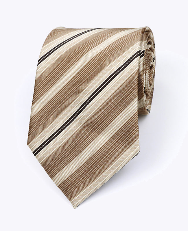 Slips Beige nr. 2 Stribet Herre i Polyester »Edmond«