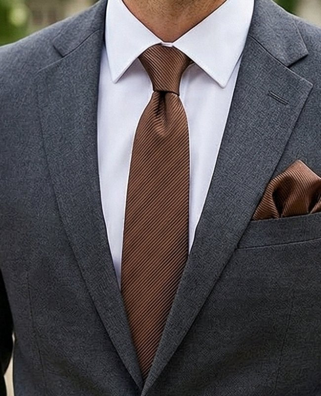 Slips Brun Herre i Polyester »Lucien«