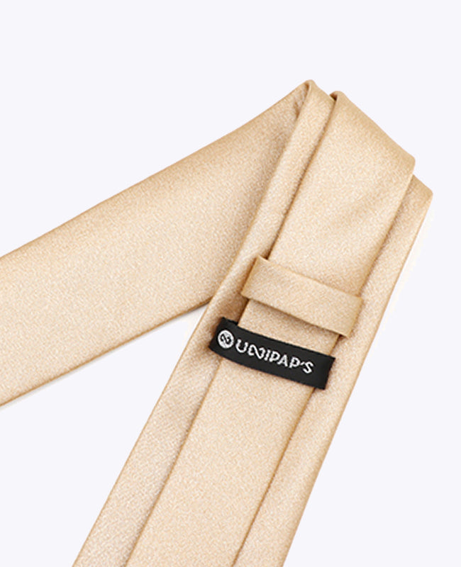 Slips med Pailletter Guld nr. 1 Herre i Polyester | Armand - Unipap's