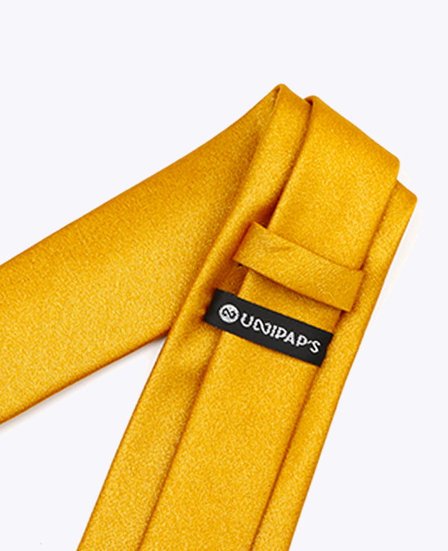 Slips med Pailletter Guld nr. 3 Herre i Polyester | Armand - Unipap's