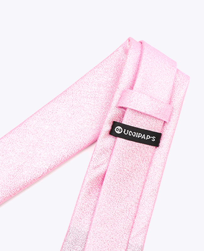 Slips med Lyserød Paljetter nr. 1 Herre i Polyester | Isidore - Unipap's
