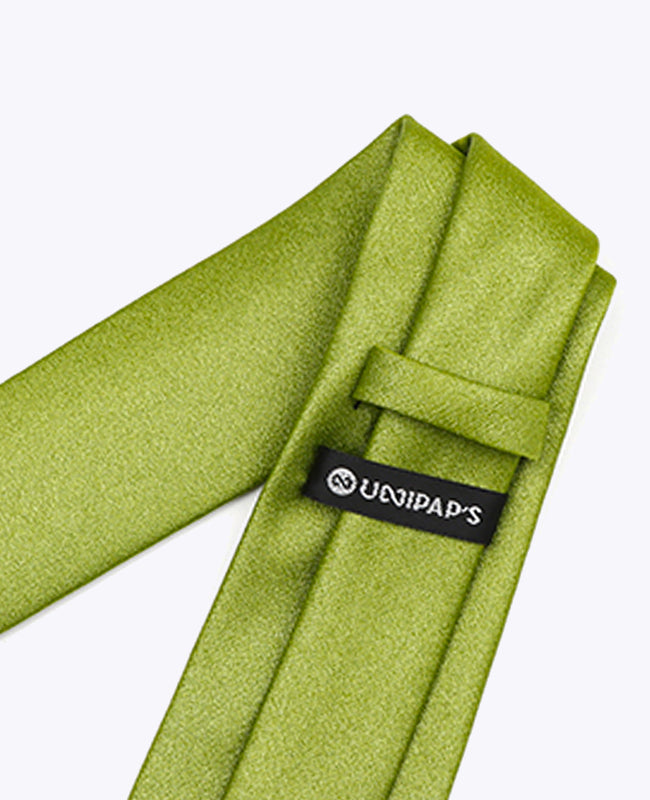 Slips med Pailletter Grøn nr. 1 Herre i Polyester | Armand - Unipap's
