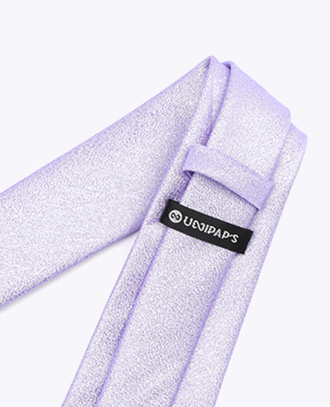 Slips med Lilla Paljetter nr. 1 Herre i Polyester | Isidore - Unipap's