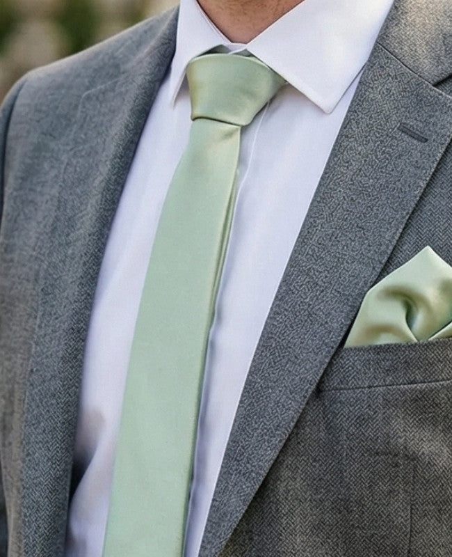 Slips Grøn nr. 1 Herre i Polyester »Anatole«
