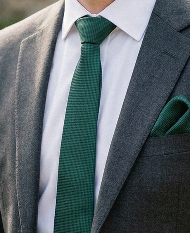 Slips Grøn nr. 2 Herre i Polyester »Martin«