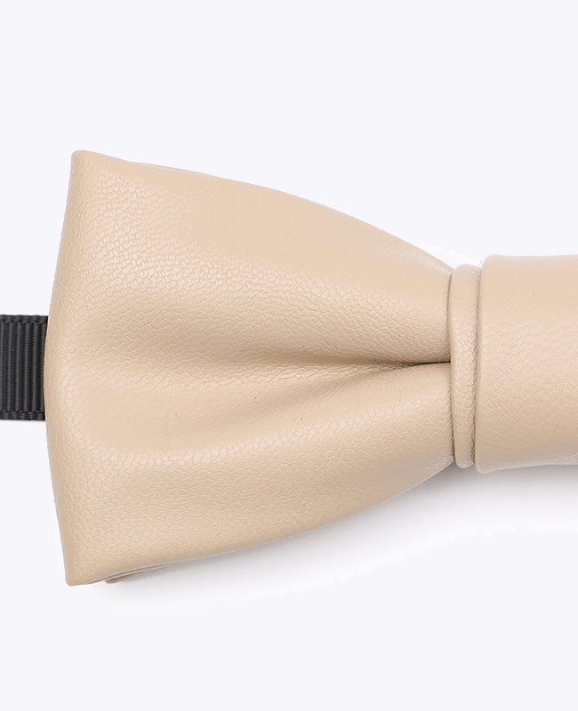 Butterfly Slips Beige Herre i Læder «Achille»