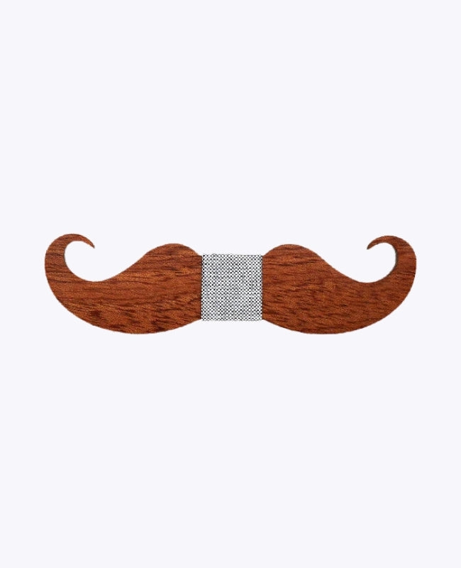 Noeud Papillon Blanc Homme en Bois «Hippolyte»